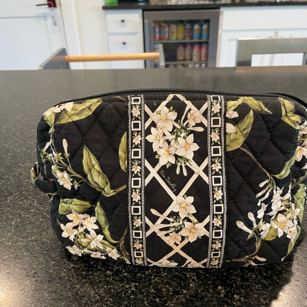 Vera Bradley Black and White Quilted Pouch